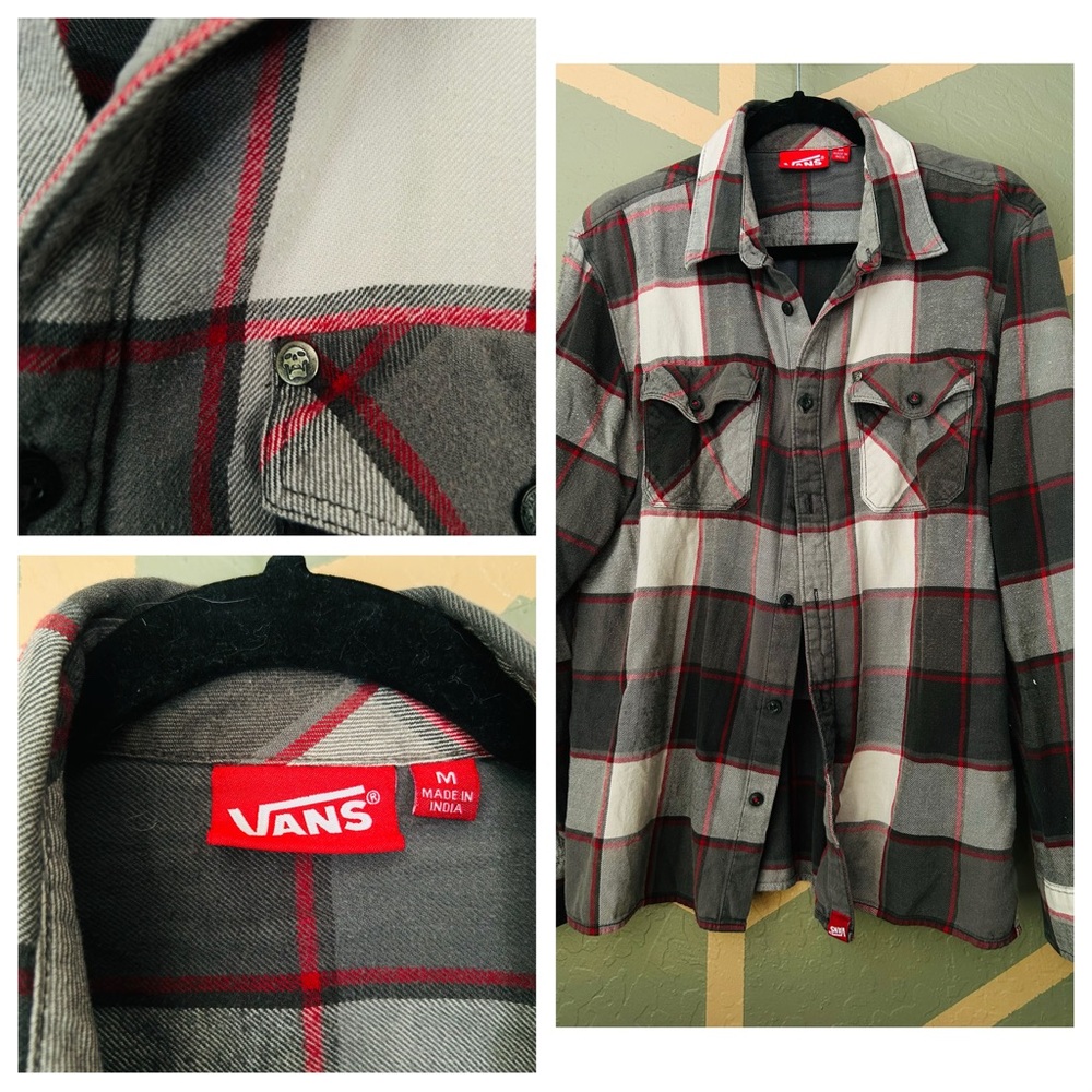 Vans fall 2010 Grey/Red flannel